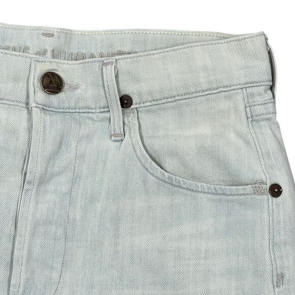 Citizens of Humanity Jean Shorts 24" Chloe High Rise Cutoff Blue/Green USA COH - Picture 12 of 13